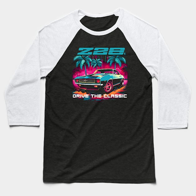 Drive the Classic Z28 Baseball T-Shirt by Quotee